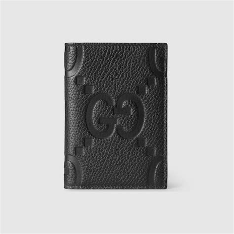 paspoorthoesje gucci|Jumbo GG passport case in Black Leather .